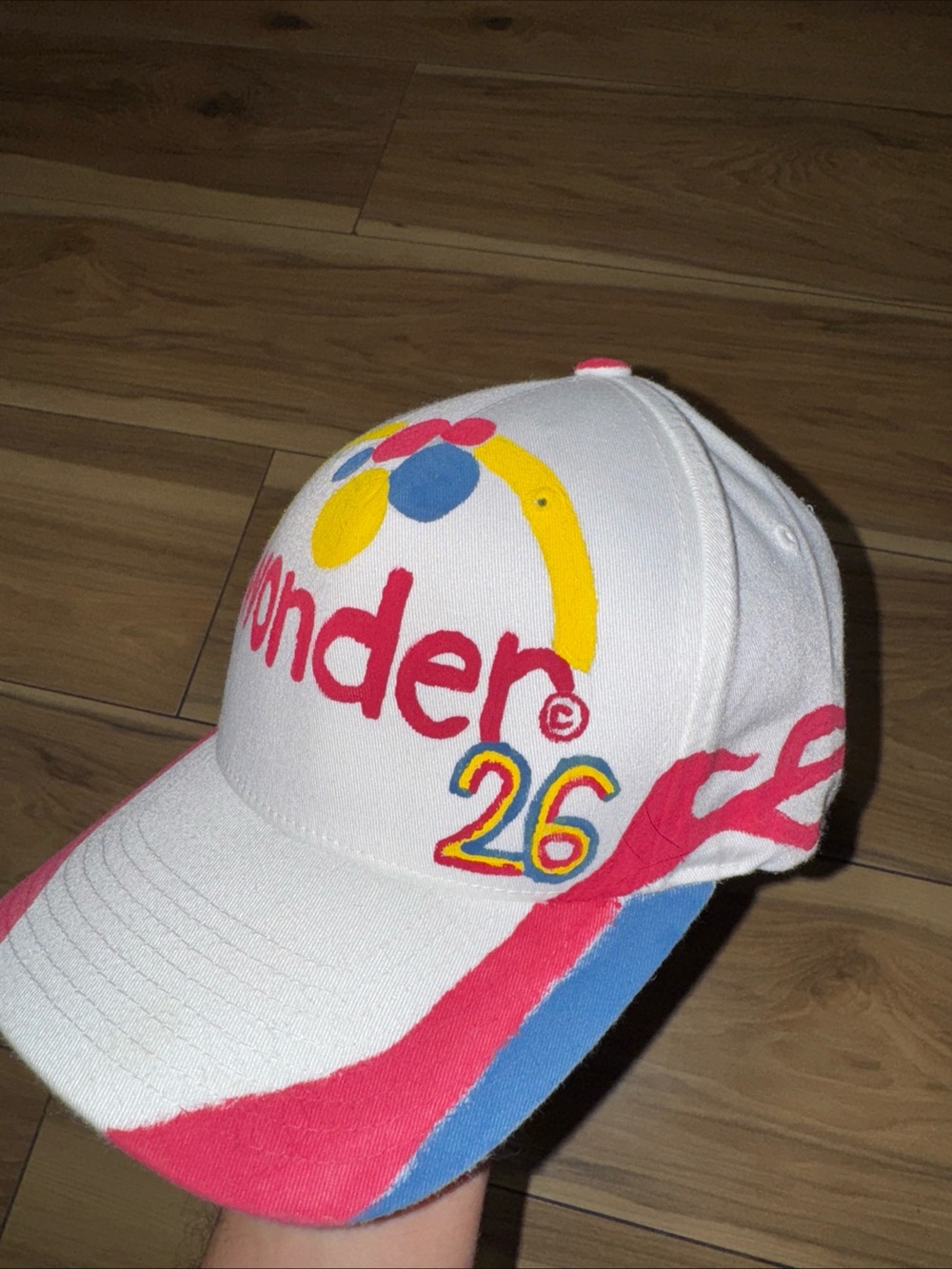 Vintage Wonder Ricky Bobby 26 Hat Talladega Nights Race Cap S/M Flex Flames Y2K